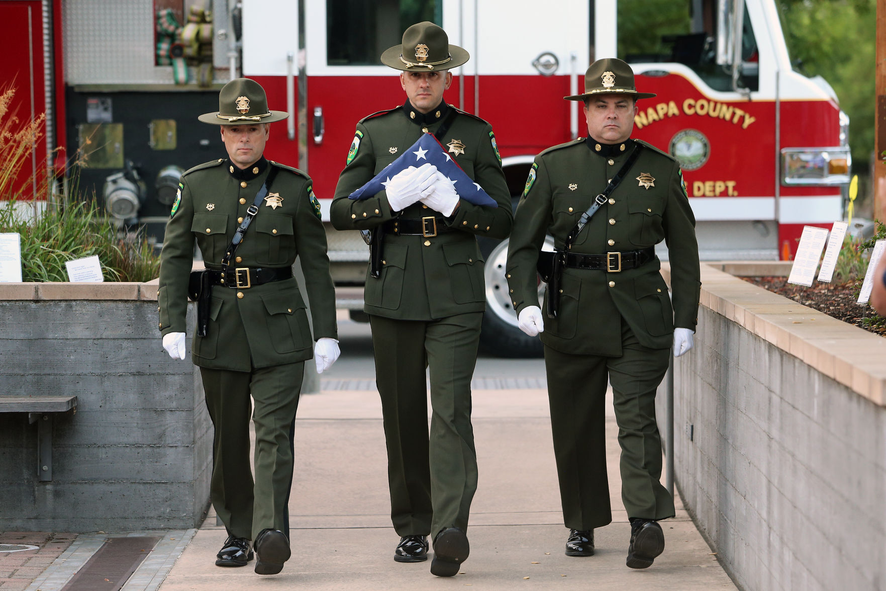 Sept. 11 20th anniversary ceremonies in the Napa Valley